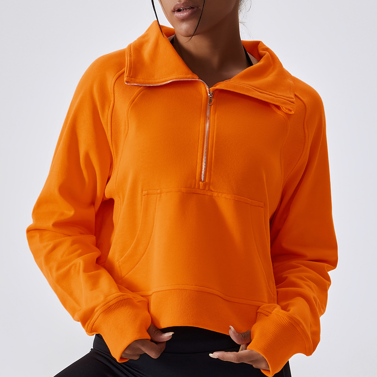  BCX8017 LULU style sweatshirt athletic wear 