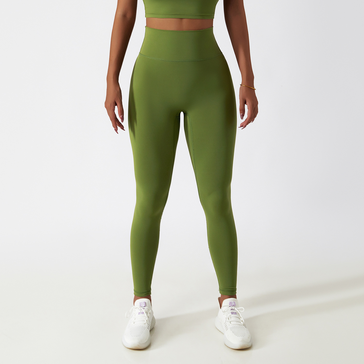 CK5858 recycled nylon legging for gym winter running leggings